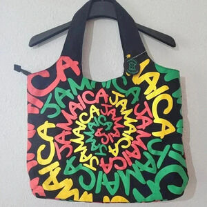 Robin Ruth JAMACA Neon Color Spiral Pattern Purse Zip Closure Shoulder L…